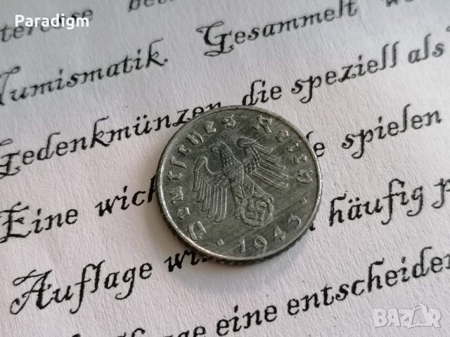 Райх монета - Германия - 5 пфенига | 1943г.; серия А