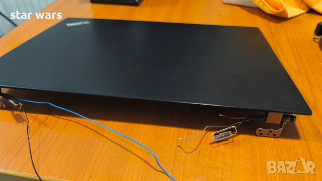 Долен и горен капак за Lenovo T480s с лентов кабел и тъчпад, снимка 2 - Части за лаптопи - 51606550