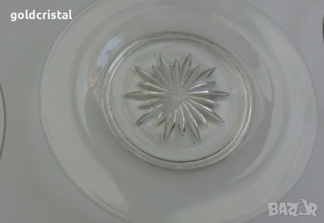  кристални чинии   чинийки, снимка 3 - Антикварни и старинни предмети - 16642198