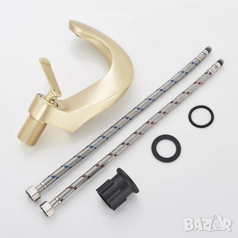 Смесител за баня Меконг, черен - БЕЗПЛАТНА ДОСТАВКА, снимка 11 - Смесители - 33056335