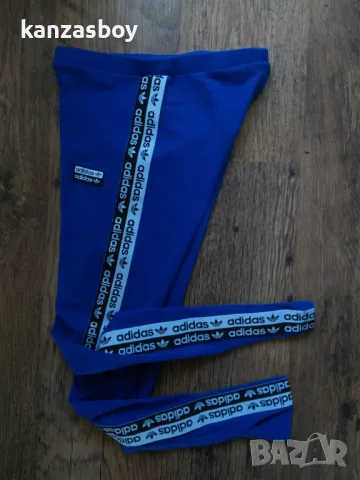 ADIDAS Originals Taped Leggings Blue - страхотен дамски клин С, снимка 5 - Клинове - 48502052