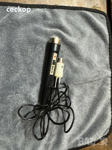 Стар микрофон МД 74 и стари аудио кабели, снимка 2 - Микрофони - 53071526