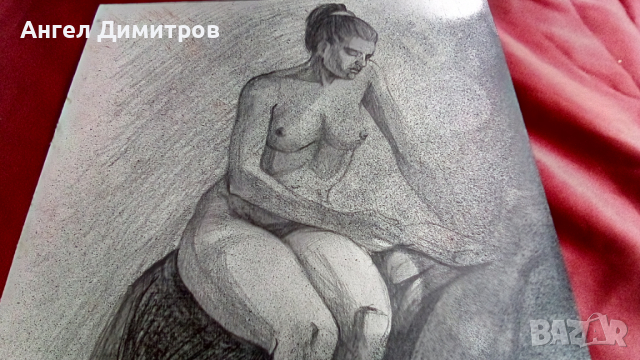 Графика голо женско тяло, снимка 2 - Картини - 36484130