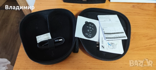  Слушалки Over the ear Sennheiser Momentum 4, Wireless, ANC, Черен , снимка 4 - Слушалки и портативни колонки - 52646496