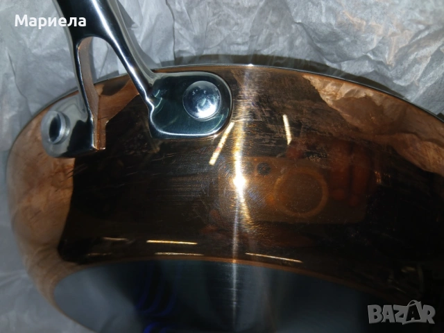 Тиган с меден слой 24см., снимка 6 - Съдове за готвене - 53560607