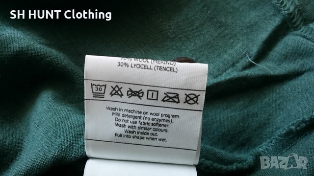 Bergans of NORWAY LYSEBU WOOL HENLEY 70% Merino Wool 30% Lyocell размер XL Термо блуза - 173, снимка 13 - Блузи - 39581454