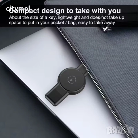 Безжично зарядно за смарт часовници,USB +Type C, iWatch, ​Samsung Galaxy Watch и много други.​, снимка 6 - Смарт гривни - 51995193