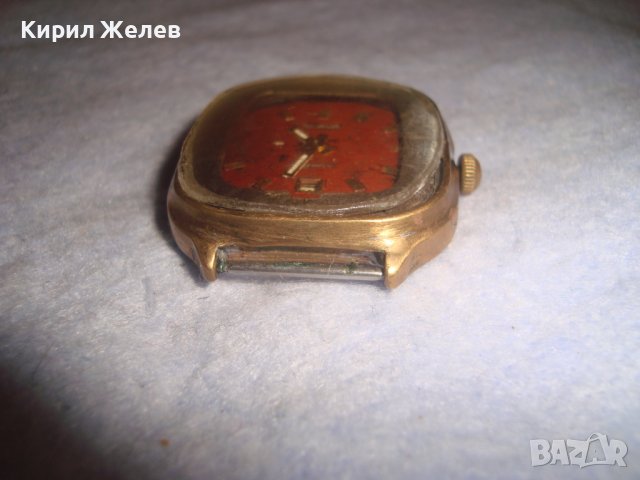 СЛАВА 21 КАМЪКА Стар с ПОЗЛАТА РЯДЪК МОДЕЛ РУСКИ МЕХАНИЧЕН СССР ЧАСОВНИК за ИЗНОС 32548, снимка 10 - Антикварни и старинни предмети - 38387723
