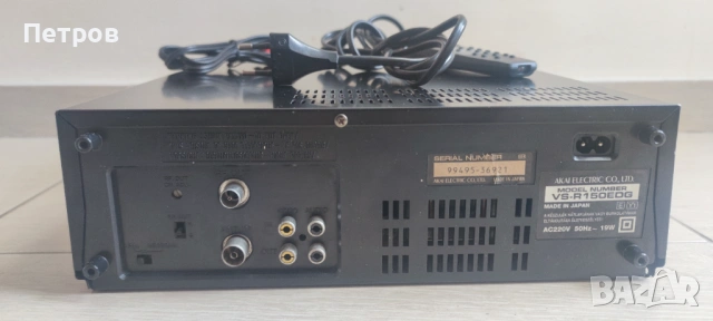 Видео AKAI VHS , снимка 3 - Плейъри, домашно кино, прожектори - 53229623