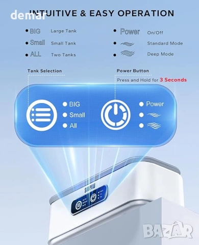 SUNPOW ултразвукова почистваща машина - двучестотна, 45kHz, снимка 5 - Други - 53606355