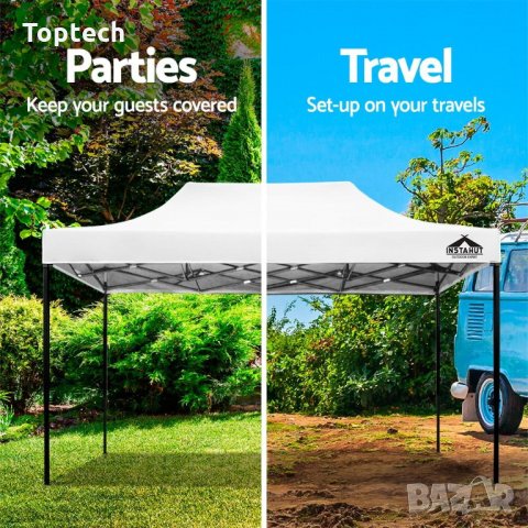 Сгъваема Градинска шатра 3х6м, снимка 4 - Градински мебели, декорация  - 30218289