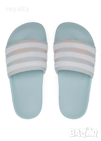 Adidas Оригинални Чехли С Равна Платформа, Светло Син, 36 2/3, снимка 3 - Чехли - 52689421