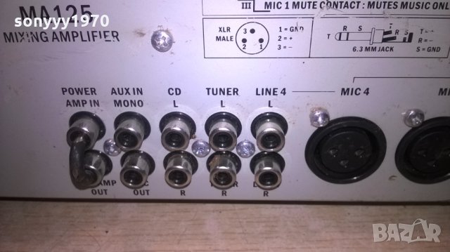 поръчан-APART MA-125 MIXING AMPLIFIER-ВНОС ХОЛАНДИЯ, снимка 15 - Ресийвъри, усилватели, смесителни пултове - 27796201