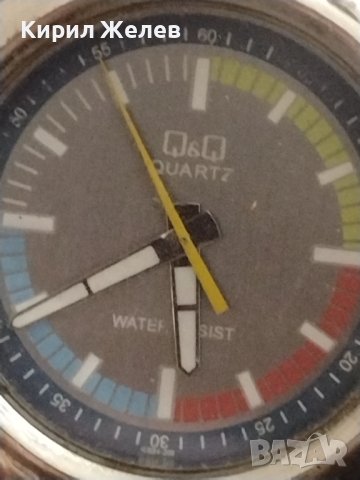 Марков мъжки часовник Q/Q QUARTZ WATER RESIST JAPAN MOVT стил и елегантност 41740, снимка 3 - Мъжки - 43773224