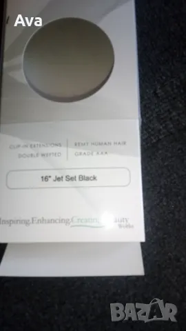 Beauty Works черни удължения за коса 16 инча , снимка 3 - Аксесоари за коса - 49052937