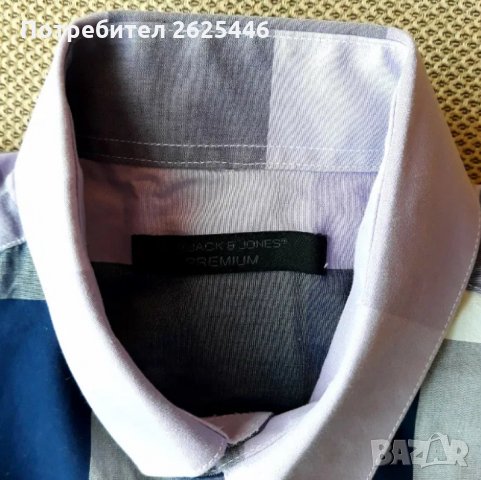 Мъжка риза с дълъг ръкав "Jack & Jones", снимка 2 - Ризи - 28630614