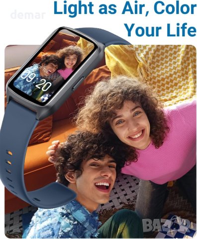 Health Fitness Tracker с 24/7 сърдечен ритъм, кислород в кръвта,кръвно, снимка 7 - Смарт гривни - 43744446