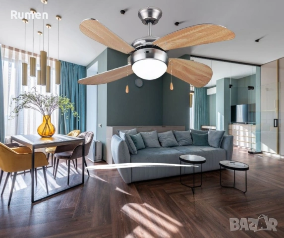 Вентилатор - таванен , снимка 2 - Вентилатори - 53435240