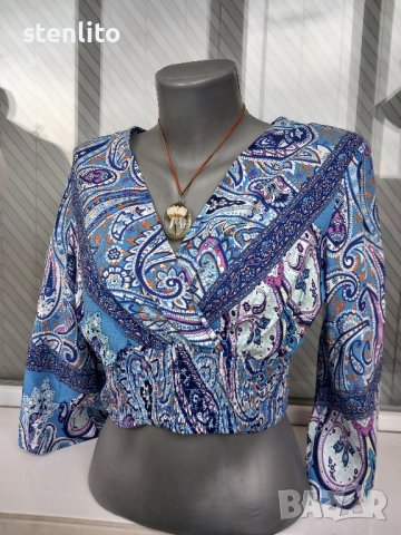Нова дамска блуза Amisu размер S, снимка 1 - Блузи с дълъг ръкав и пуловери - 43180241