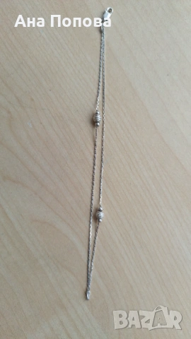 Сребърна гривна, италианско сребро, снимка 5 - Други ценни предмети - 53415231