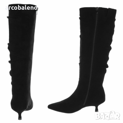 Дамски ботуши на висок ток, 4цвята , снимка 9 - Дамски ботуши - 52045196