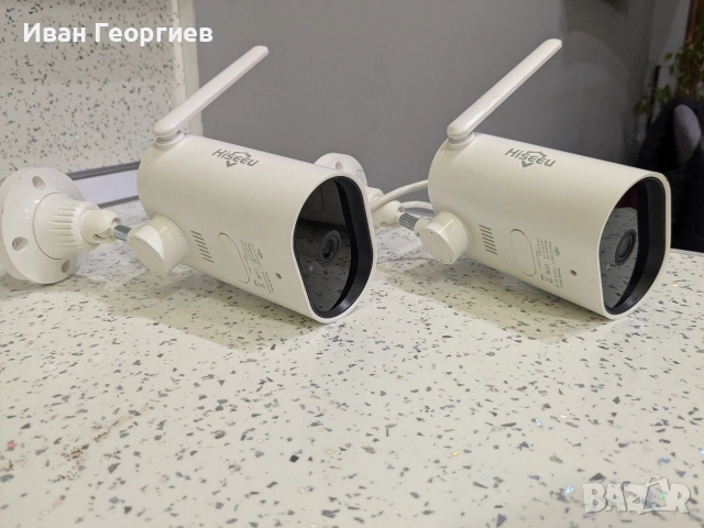 Hiseeu 3MP -180° хоризонтално въртене  безжична охранителна камера за външна употреба , снимка 3 - IP камери - 52742012