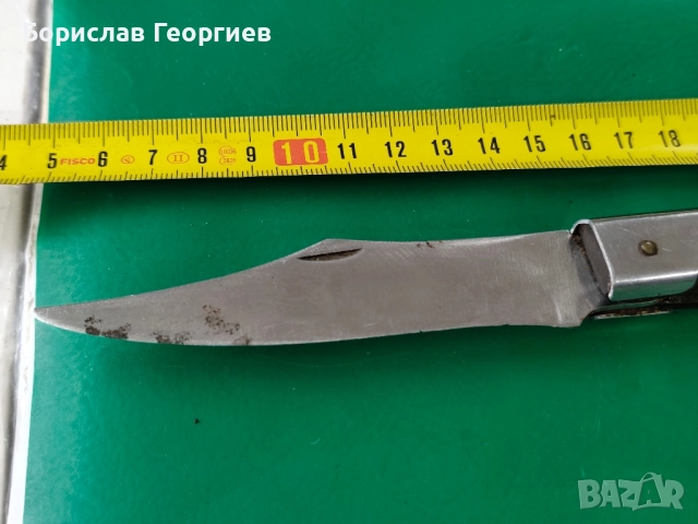 Стар джобен нож тип сойка, снимка 2 - Ножове - 52477520