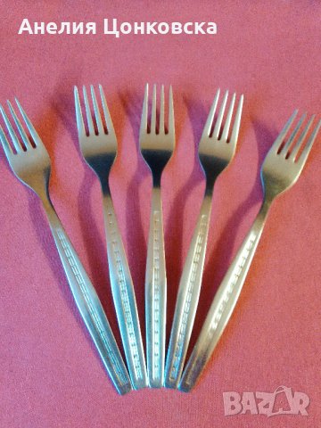 Ретро бълг.прибори"Сърп и чук" 7 лв.брой, снимка 1