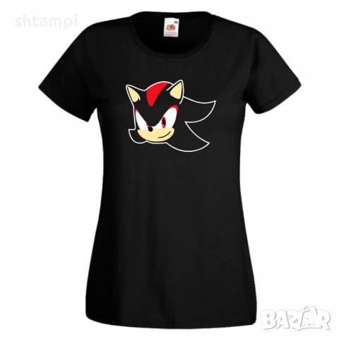 Дамска тениска Sonic Shadow Игра,Изненада,Подарък,Празник,Повод, снимка 2 - Тениски - 37243888