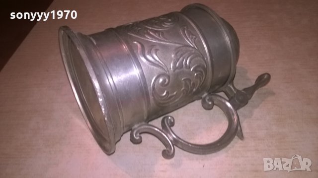 МЕТАЛНА РЕТРО ХАЛБА-16Х14Х10СМ-ВНОС ХОЛАНДИЯ, снимка 6 - Антикварни и старинни предмети - 27810380