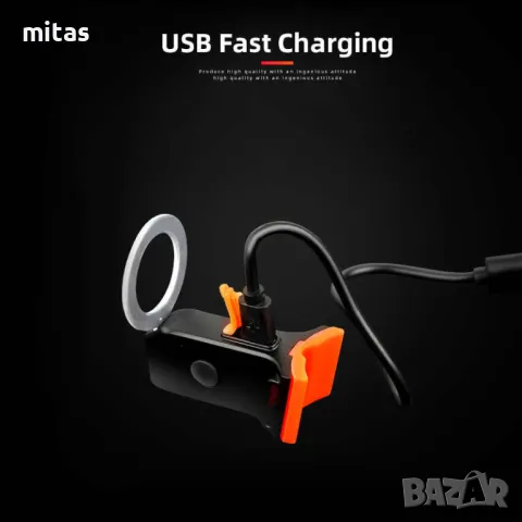LED TAIL LIGHT стоп светлина за велосипед колело с висока яркост - USB, снимка 4 - Аксесоари за велосипеди - 27895776