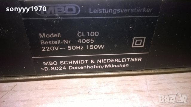 MBO-GERMANY-КРАИНО СТЪПАЛО-ВНОС ШВЕИЦАРИЯ, снимка 9 - Ресийвъри, усилватели, смесителни пултове - 26819431