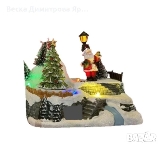 Светеща Коледна декорация с Дядо Коледа или Снежен човек – Празнична магия за вашия дом, снимка 3 - Декорация за дома - 47557685