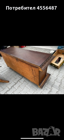 Антикварен масивен бюфет с ръчна дърворезба – около 1875.г, снимка 5 - Бюфети - 52675030