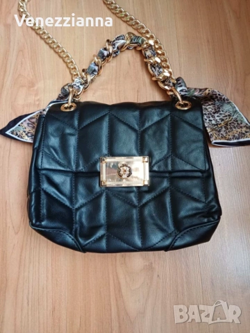 ALDO Малка Черна Чанта-практичен и кокетен модел, снимка 2 - Чанти - 53271512