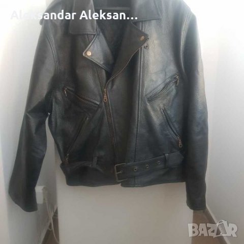  кожено рокерско яке, снимка 3 - Якета - 28105577