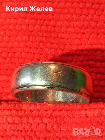 СТАРИННА МАСИВНА СРЕБЪРНА РЕТРО АР ДЕКО СТИЛ ХАЛКА ВИСОКА ПРОБА СРЕБРО ПРЪСТЕН РЪЧНА ИЗРАБОТКА 37823