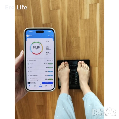 Смарт кантар с bluetooth Zola, снимка 2 - Други стоки за дома - 51629407