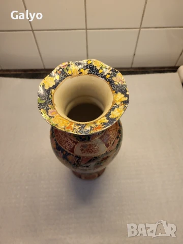 Красива ръчно боядисана китайска ваза, снимка 6 - Декорация за дома - 50609548
