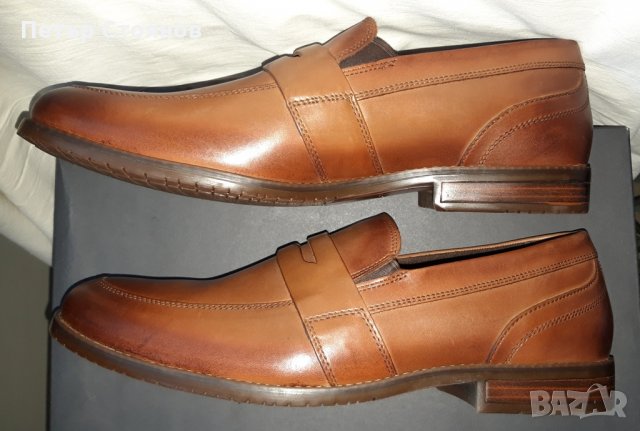 Елегантни мъжки обувки от естествена кожа ROCKPORT №45, снимка 7 - Официални обувки - 27725843