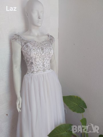 сватбена булчинска рокля със собствен обем и сияещ гръб, снимка 9 - Сватбени рокли - 27190033