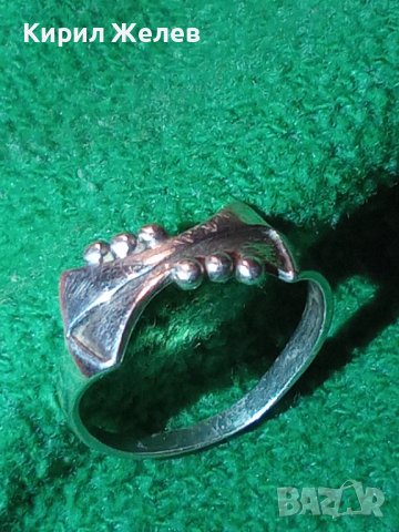 СРЕБЪРЕН ЕЛЕГАНТЕН ПРЪСТЕН ВИСОКА ПРОБА СРЕБРО РЪЧНА ИЗРАБОТКА 22291, снимка 4 - Пръстени - 32998628