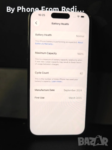 BPFR* Продава iPhone 15 /128GB/100 % battery health, снимка 6 - Apple iPhone - 53155315