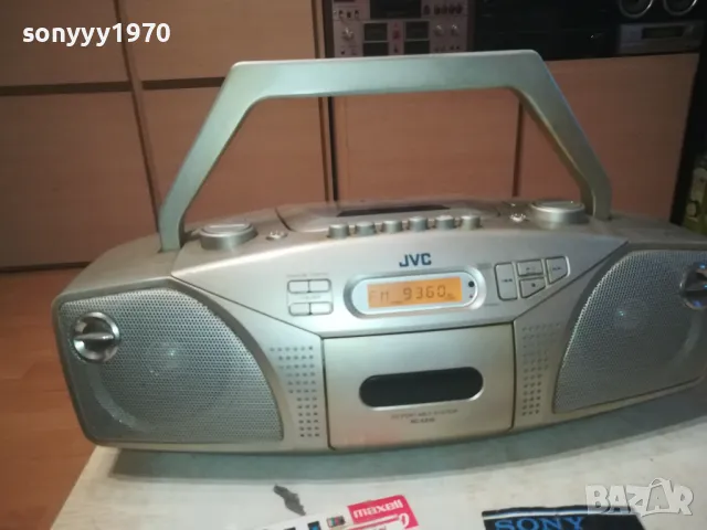 JVC RC-EZ35S ВНОС GERMANY 1901250847, снимка 3 - Радиокасетофони, транзистори - 48735817