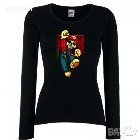  Дамска тениска Mario Zombie Игра,Изненада,Подарък,Празник,Повод, снимка 1 - Тениски - 37243385