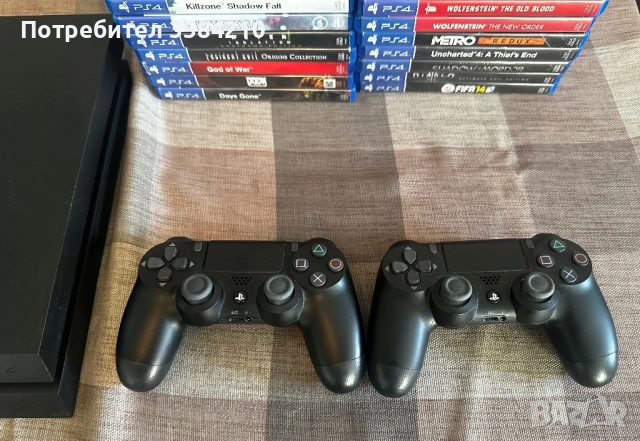 PS4 CUH-1003A + 23 страхотни игри + 2 контролера в перфектно състояние!, снимка 3 - PlayStation конзоли - 52446673