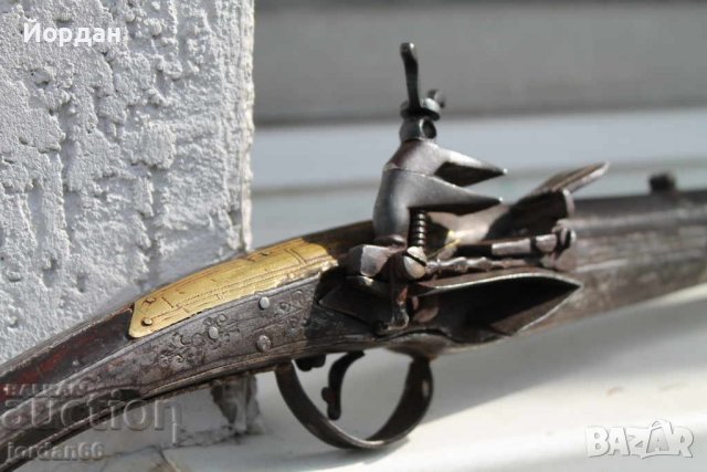 Стара кремъчна пушка ''Карамфилка'', снимка 3 - Антикварни и старинни предмети - 38541105