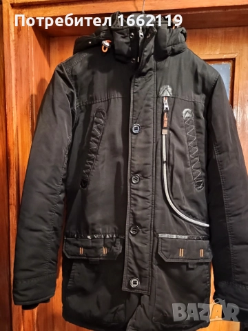 Мъжко зимно яке с качулка Tom Tailor