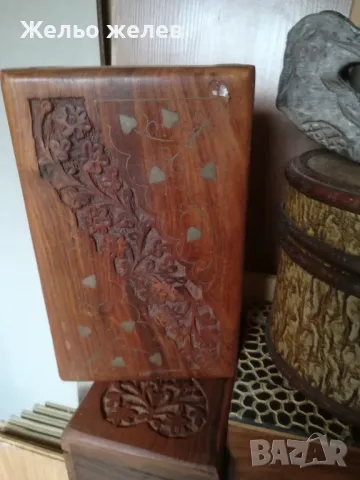 Кутия дърво, от 10см до 25см, снимка 4 - Декорация за дома - 48127488