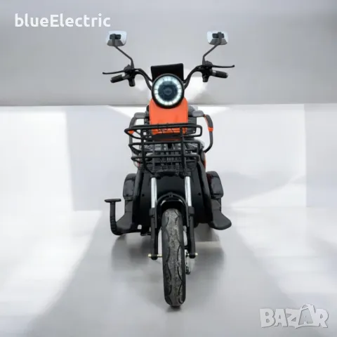 Електрическа триместна триколка blueElectric C1 1800W | 48V | 24Ah | ORANGE, снимка 4 - Мотоциклети и мототехника - 49745576